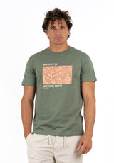 Camiseta Leaf Kaki