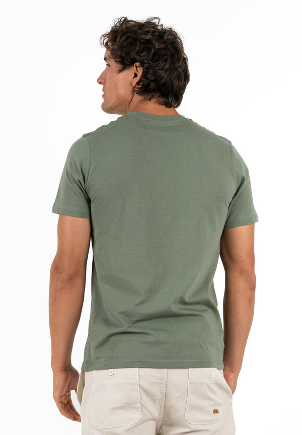 Camiseta Leaf Kaki