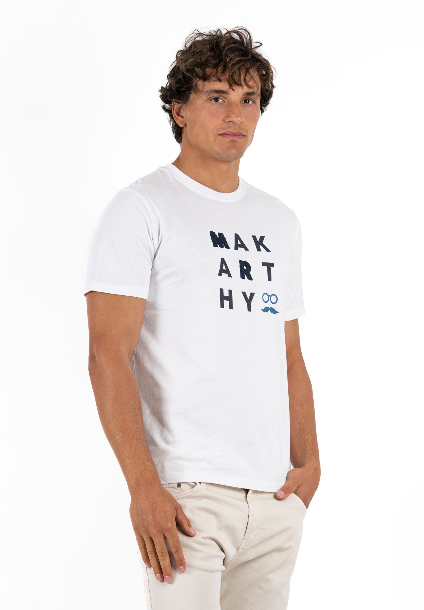 Camiseta Rizo Blanco