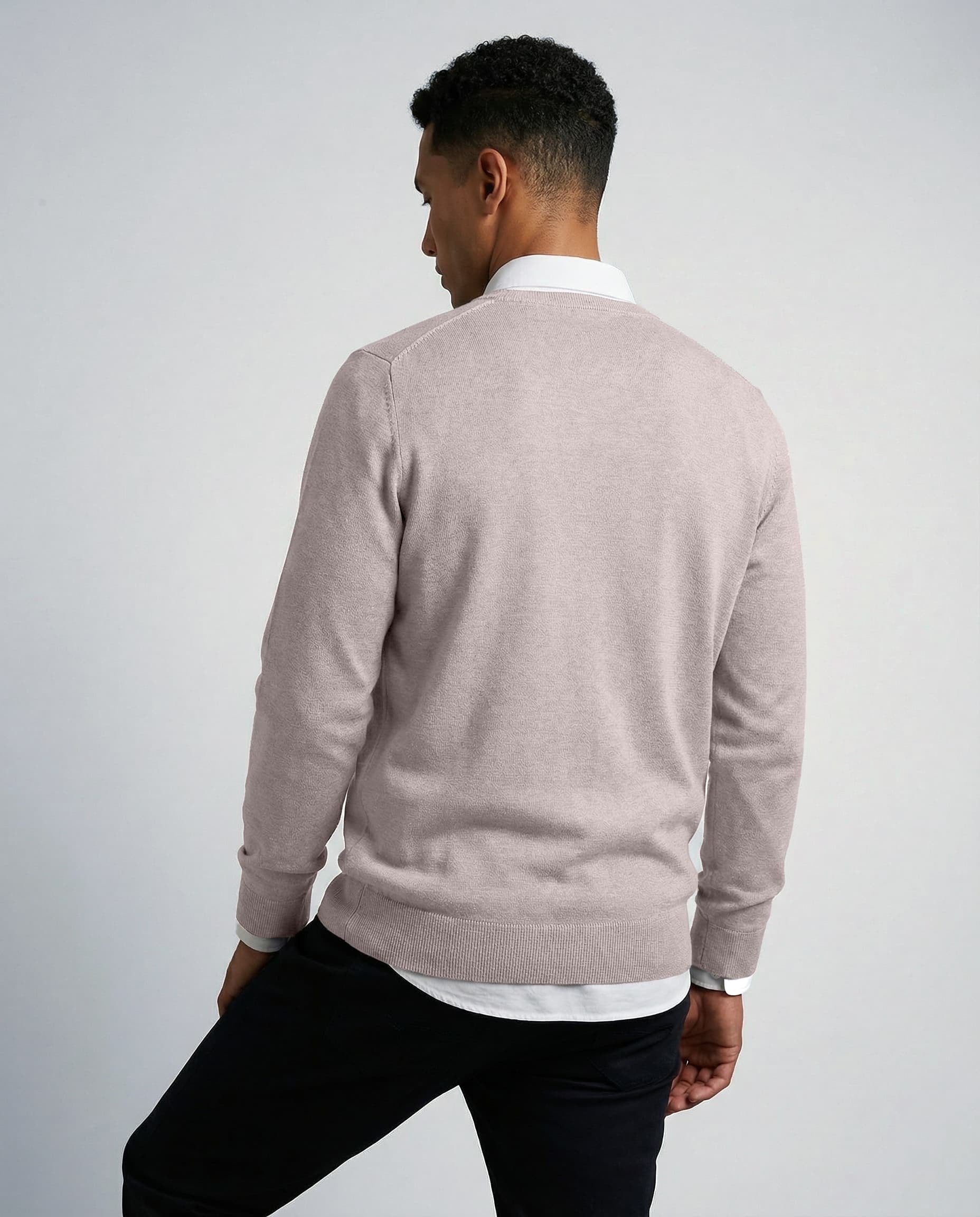 Jersey Cuello Pico Ciruela