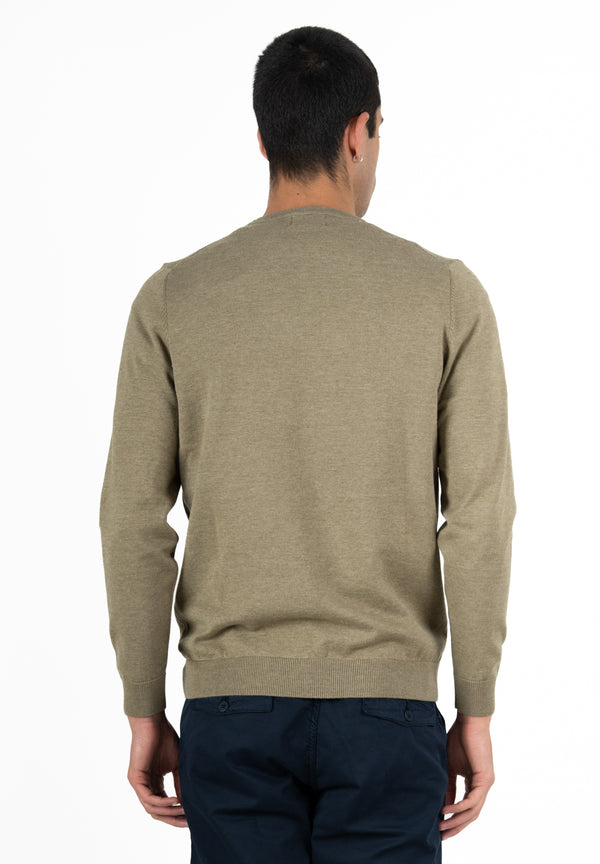 Jersey Cuello Caja Oliva