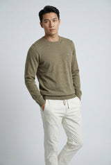 Jersey Cuello Caja Oliva