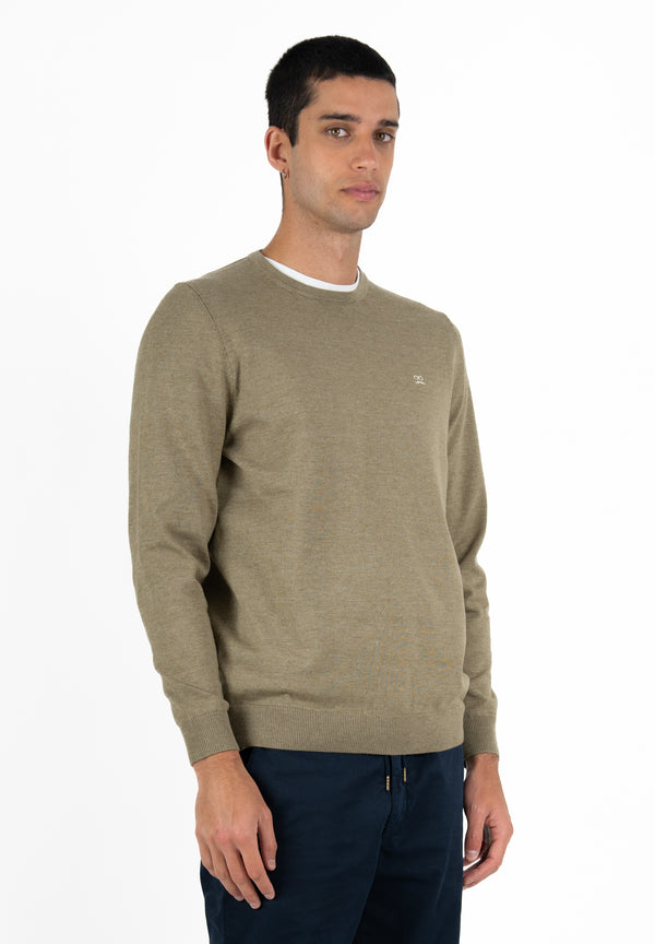 Jersey Cuello Caja Oliva