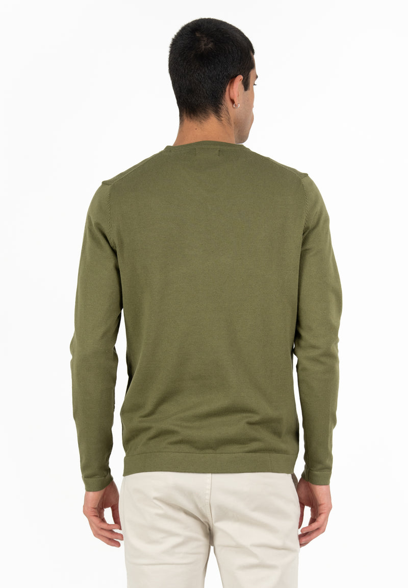 Jersey Cuello Pico Soft Basil
