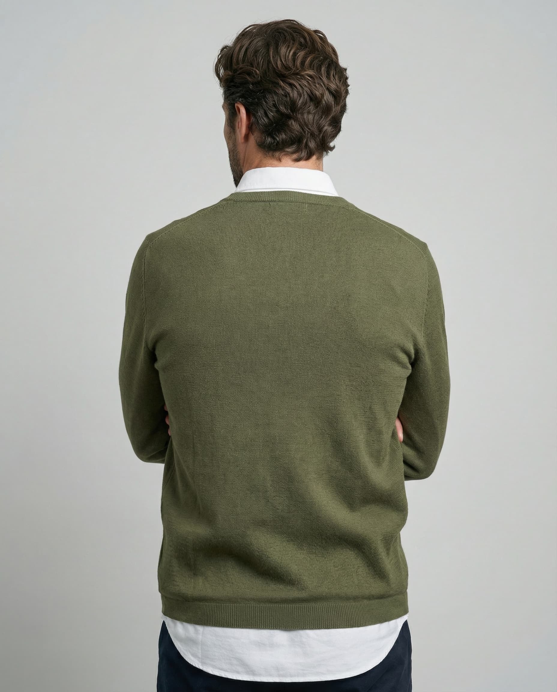 Jersey Cuello Pico Soft Basil