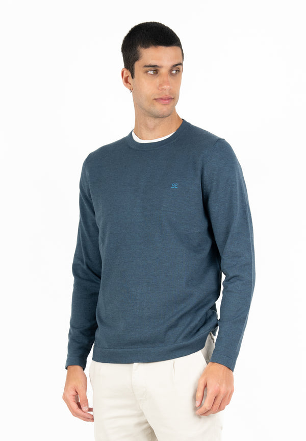 Jersey Cuello Caja Soft Azul Coral
