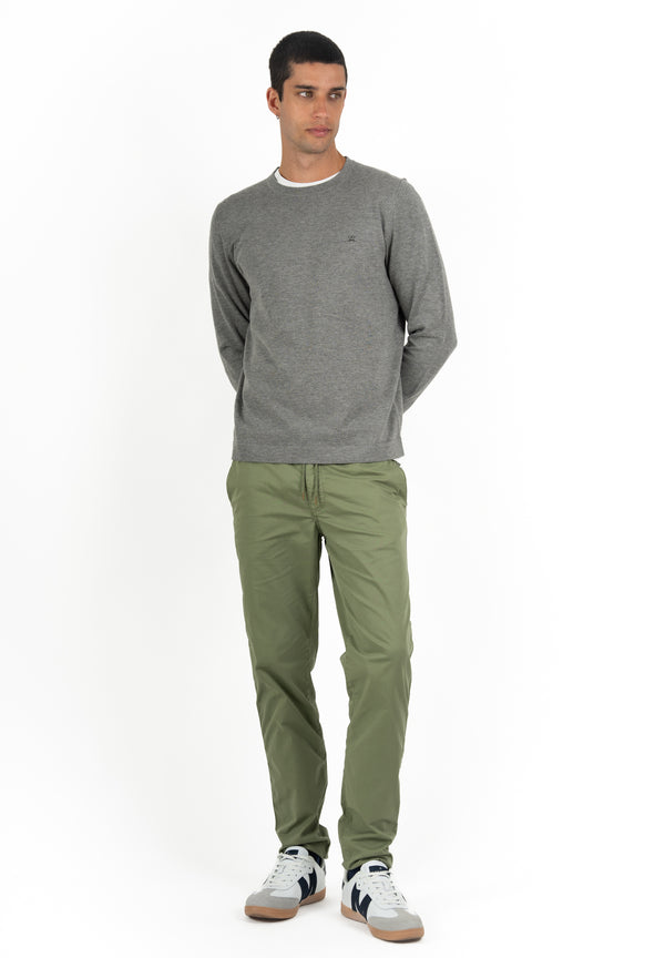 Jersey Cuello Caja Soft Gris