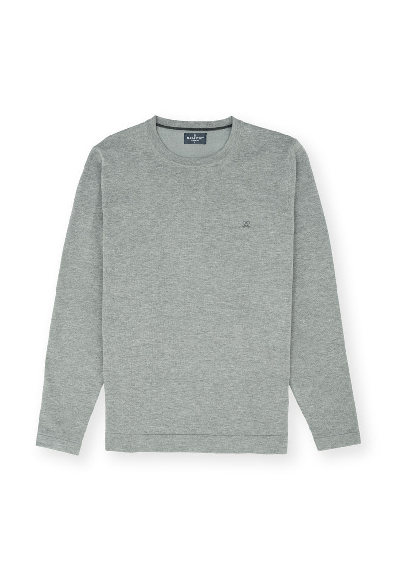Jersey Cuello Caja Soft Gris