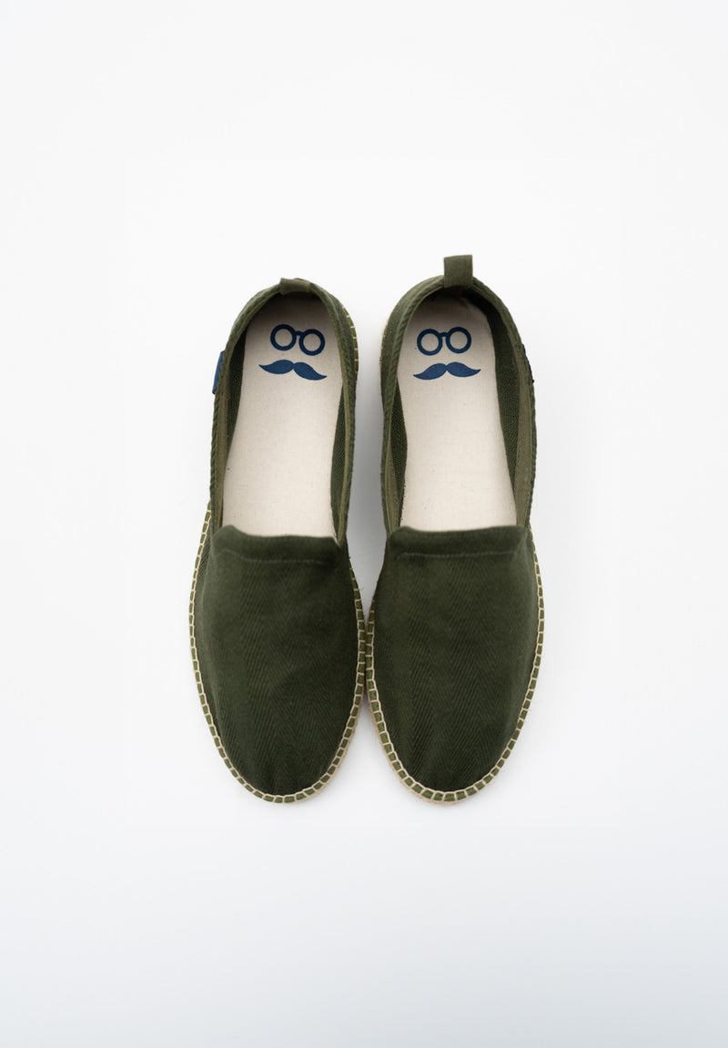 Zapatilla Esparteña Kaki