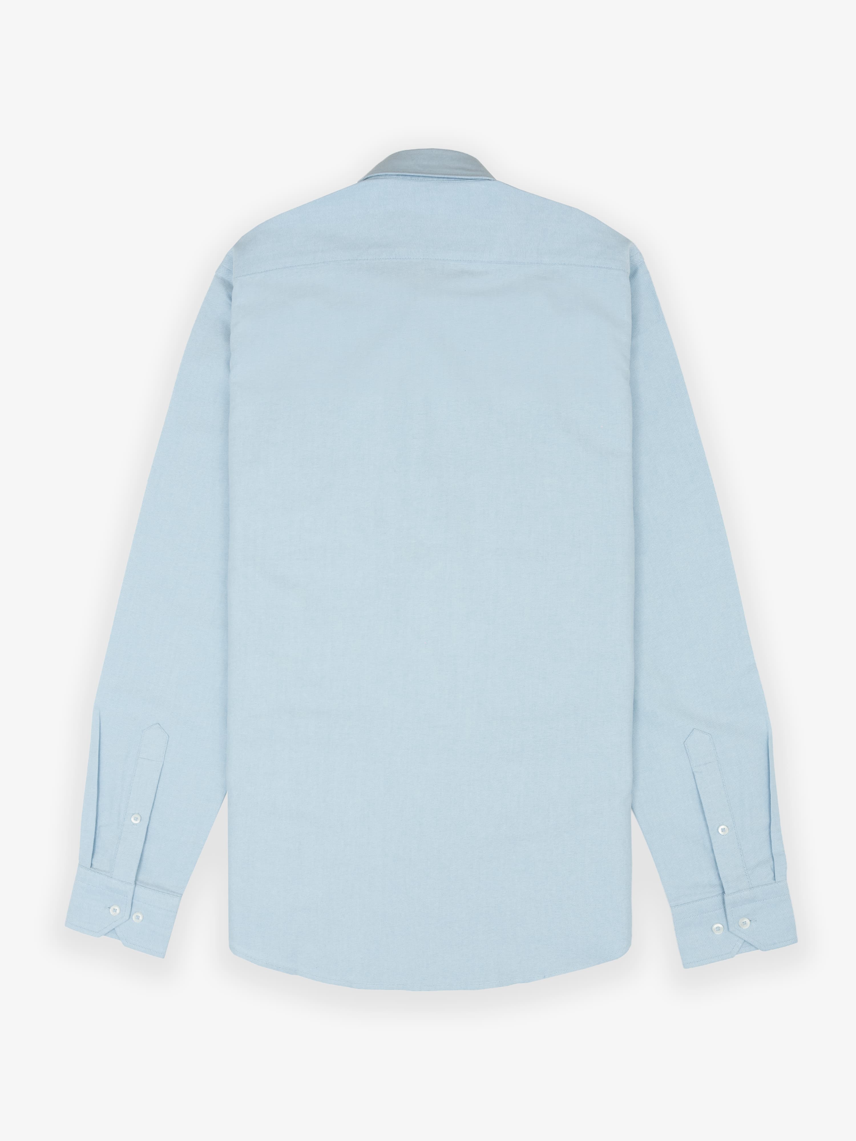 Camisa Oxford Azul Medio