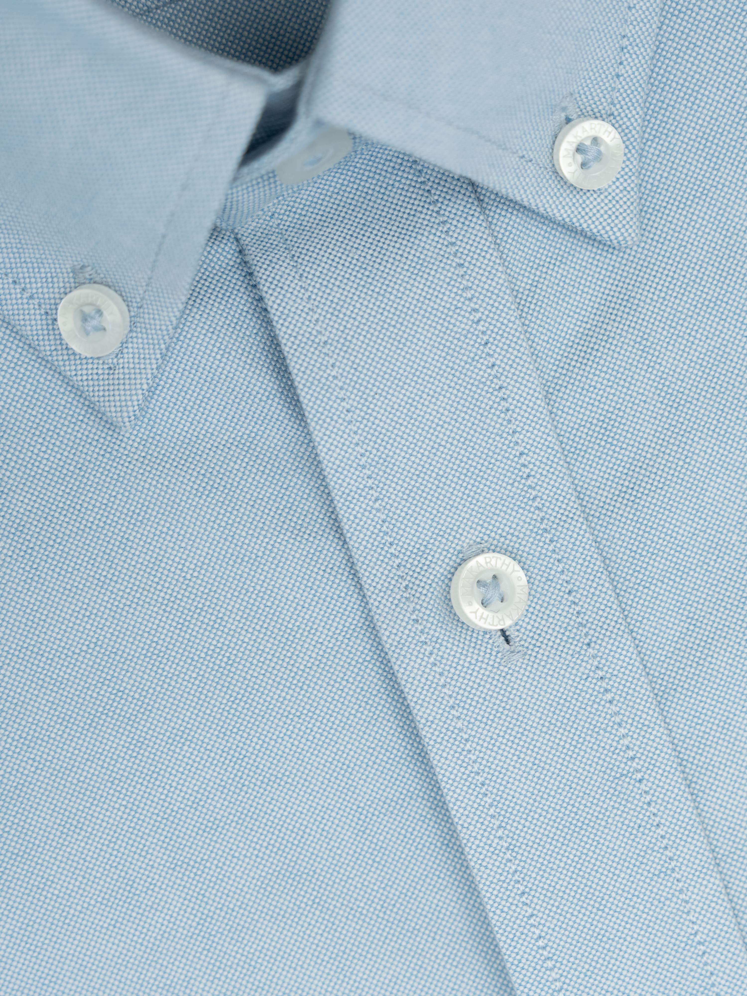 Camisa Oxford Azul Medio