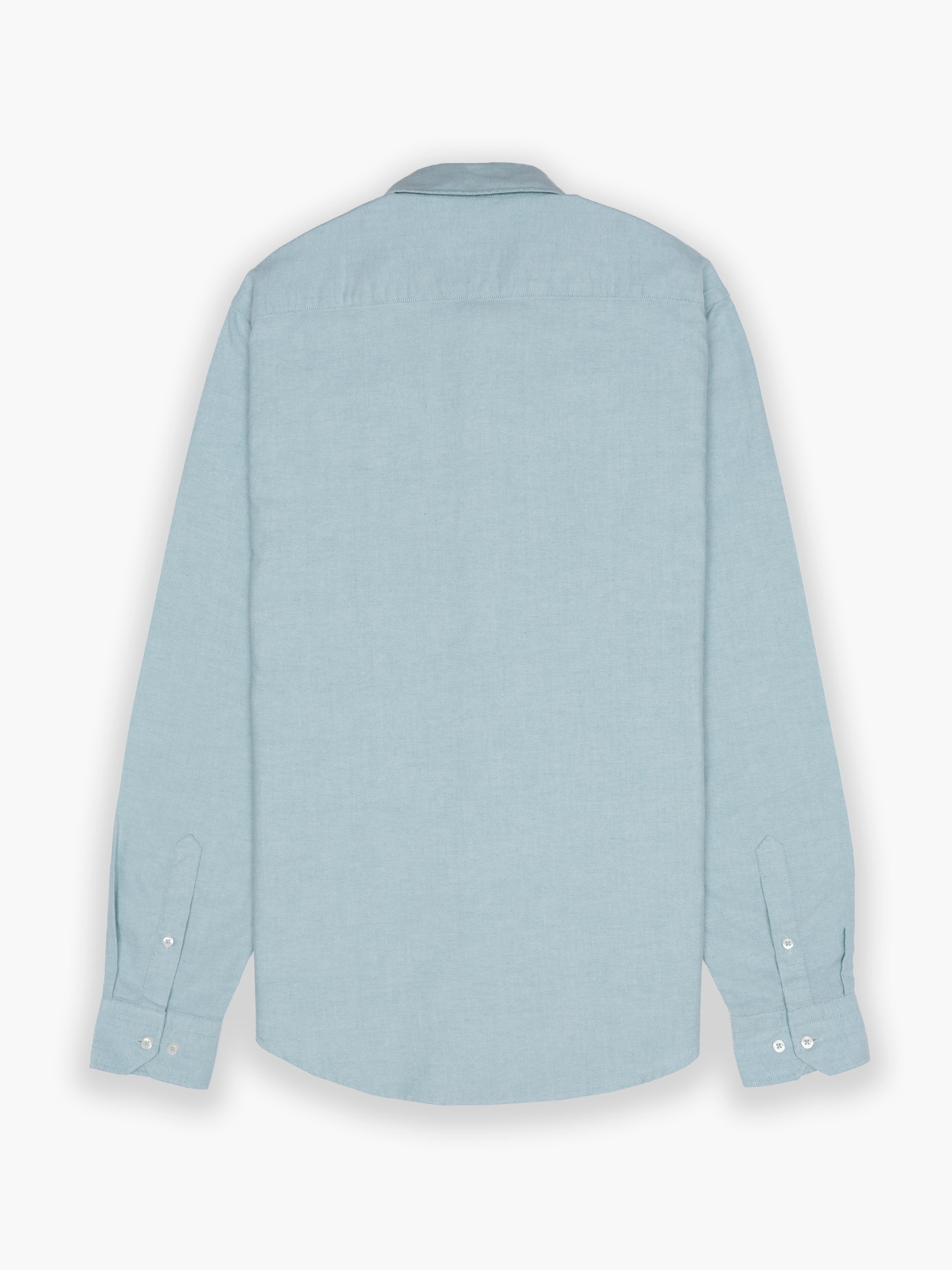 Camisa Oxford Azul Humo