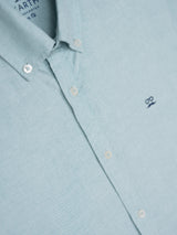 Camisa Oxford Azul Humo
