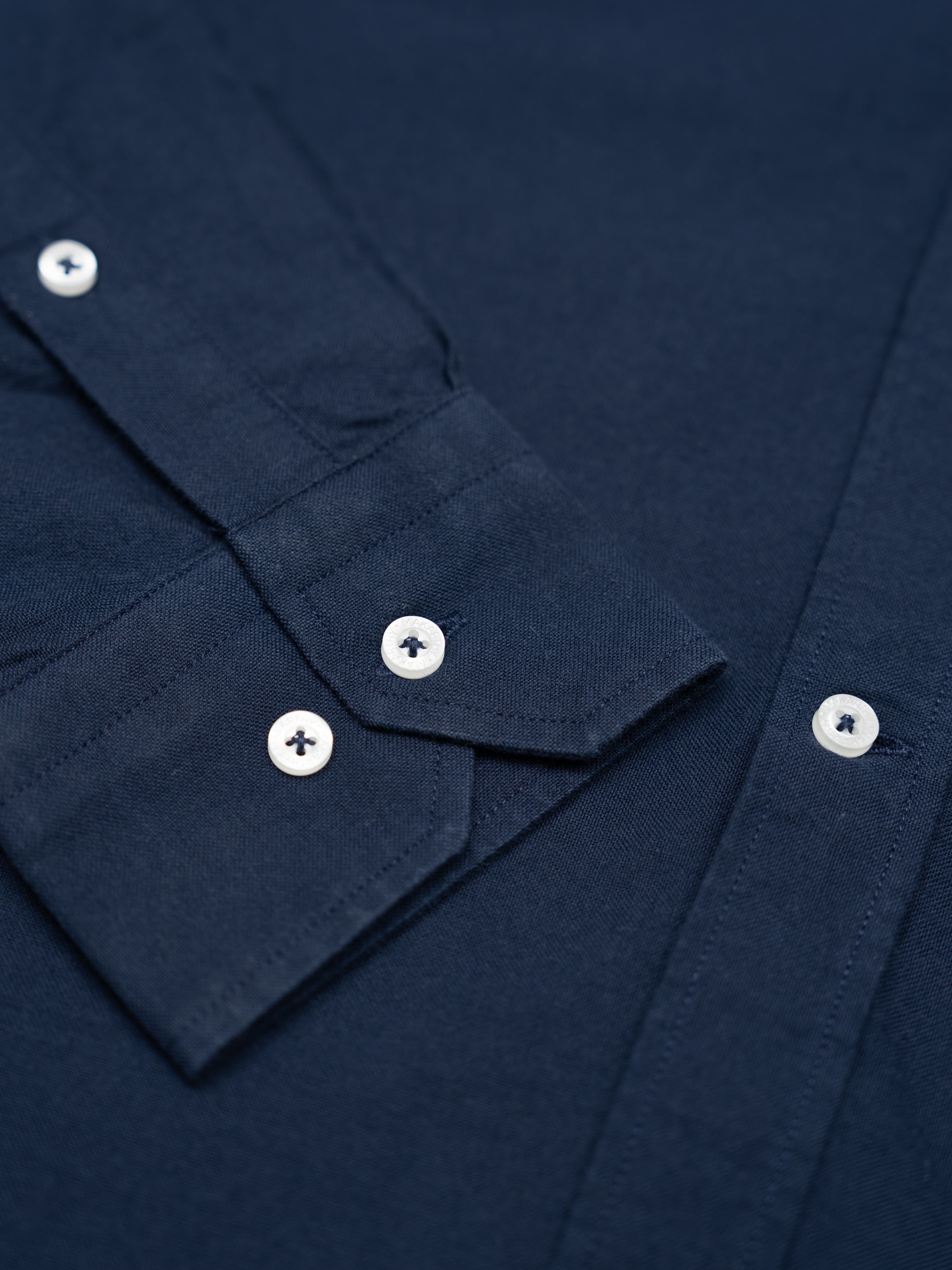 Camisa Oxford Deep Blue