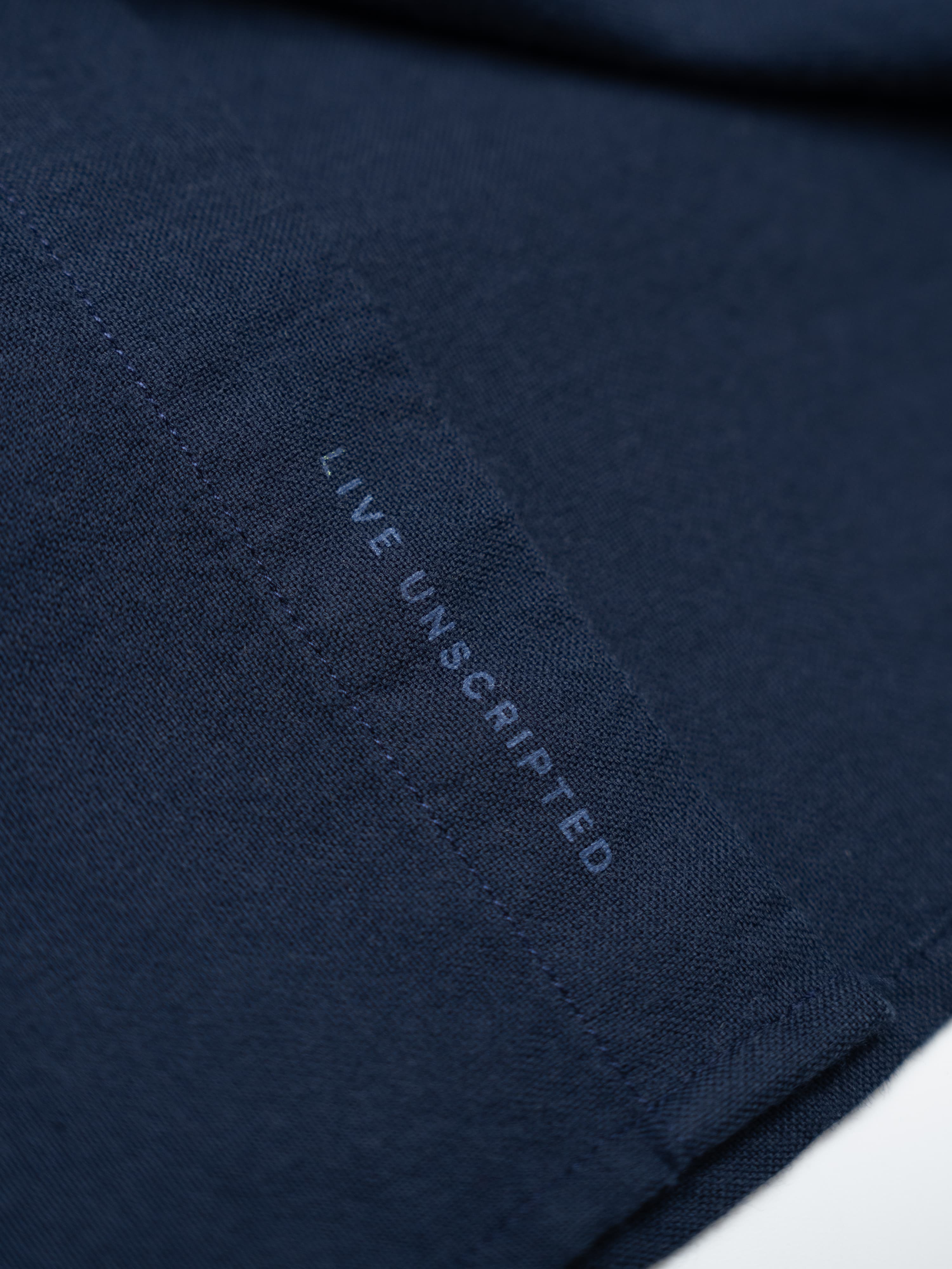 Camisa Oxford Deep Blue