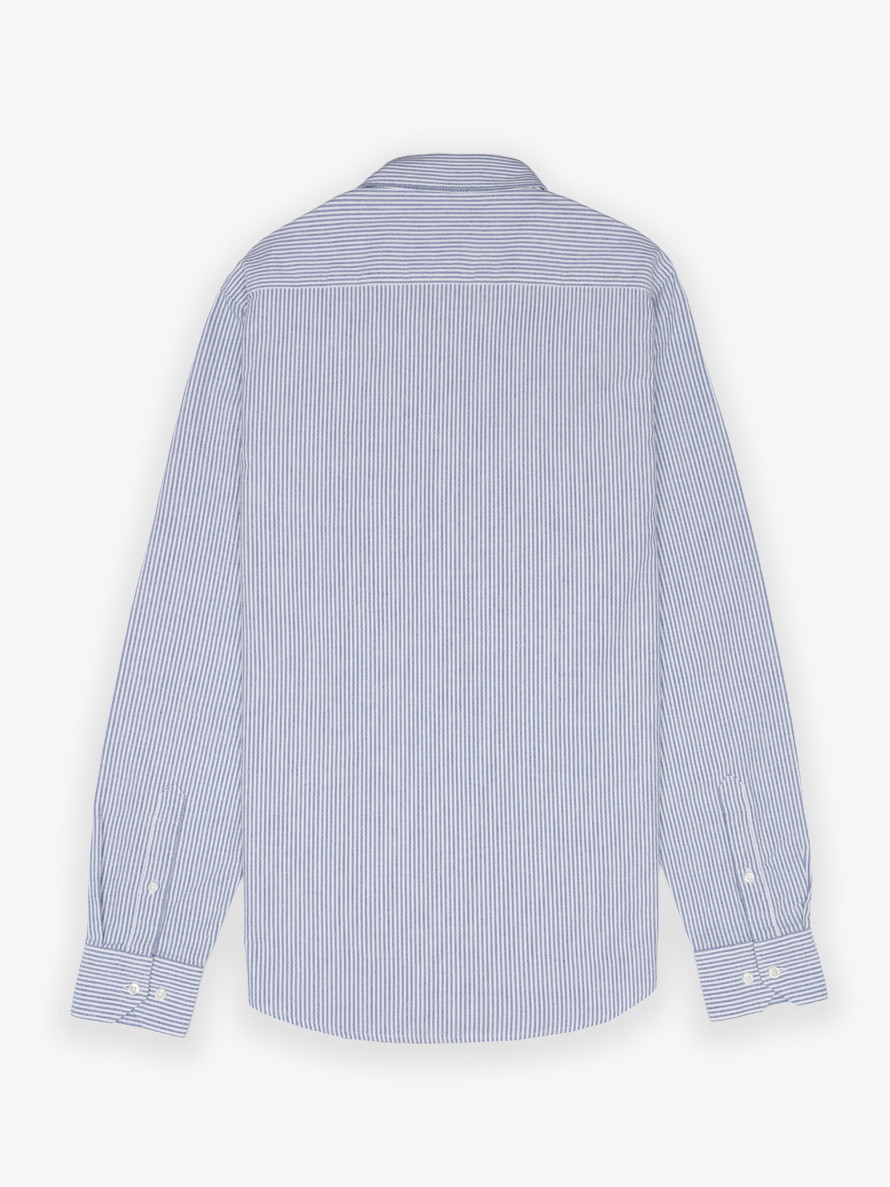 Camisa Oxford Rayas Marino