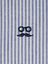 Camisa Oxford Rayas Marino