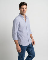 Camisa Oxford Rayas Marino