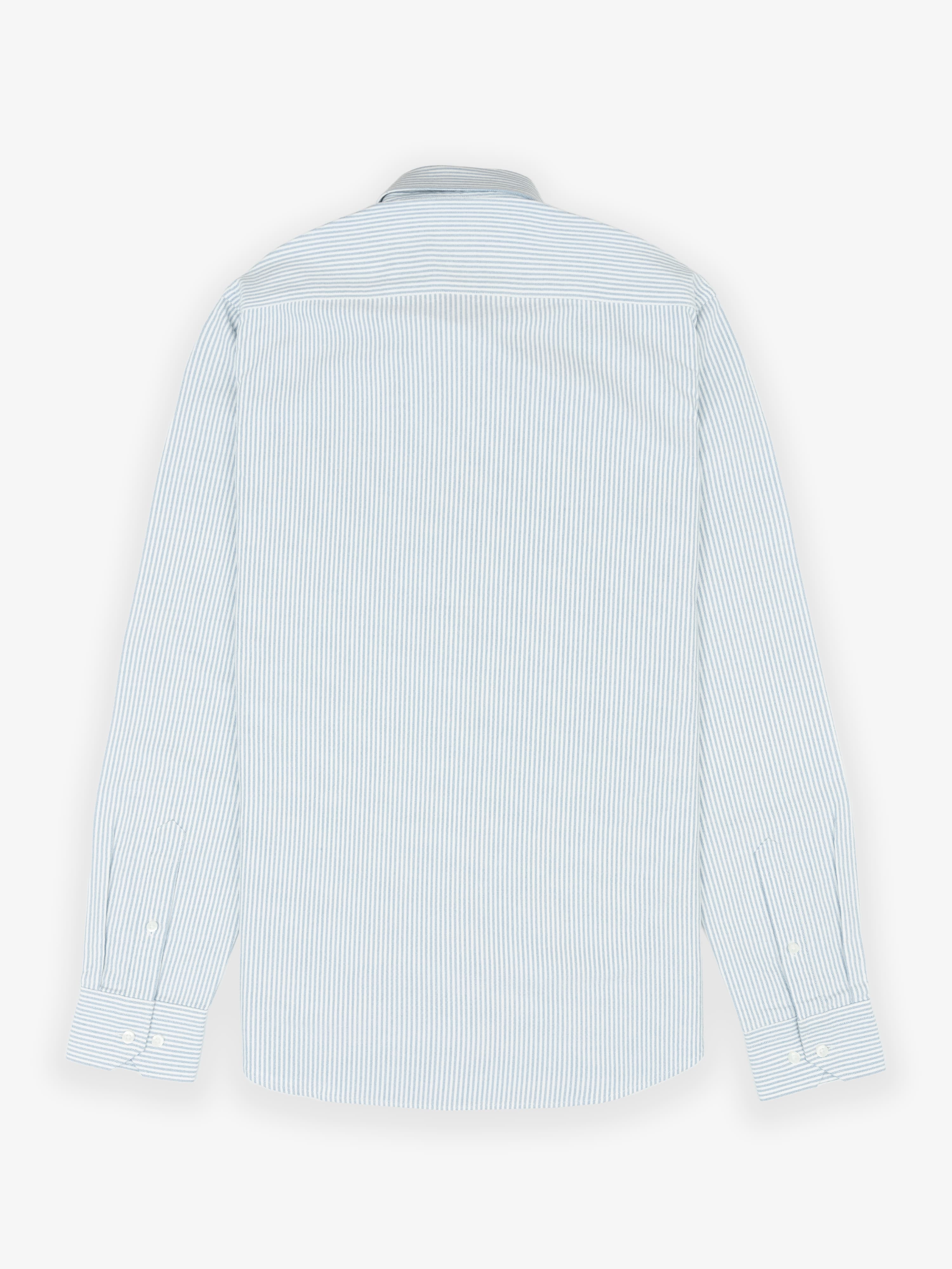 Camisa Oxford Rayas Azul Medio