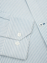 Camisa Oxford Rayas Azul Medio