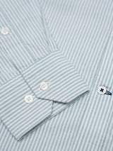 Camisa Oxford Rayas Azul Humo