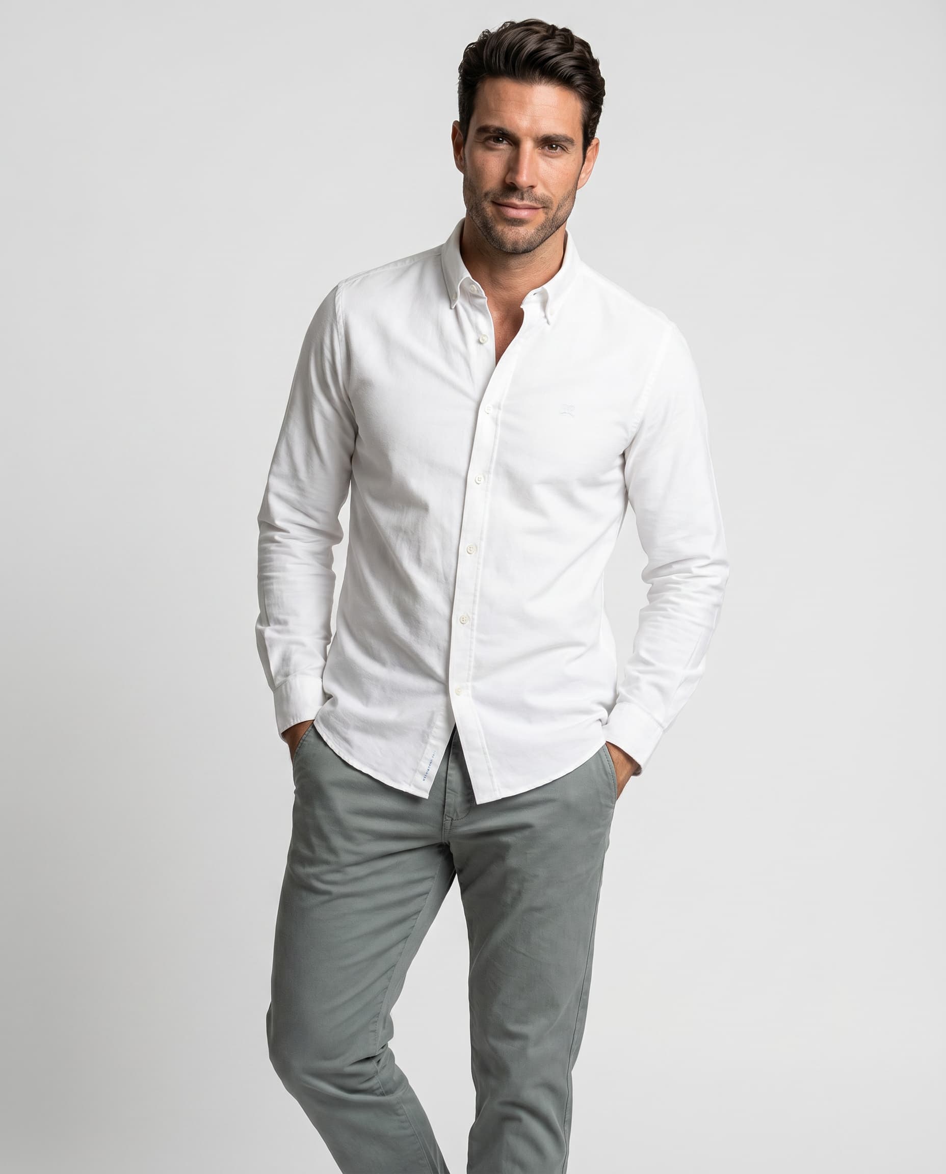 Camisa Liso Soft Blanco