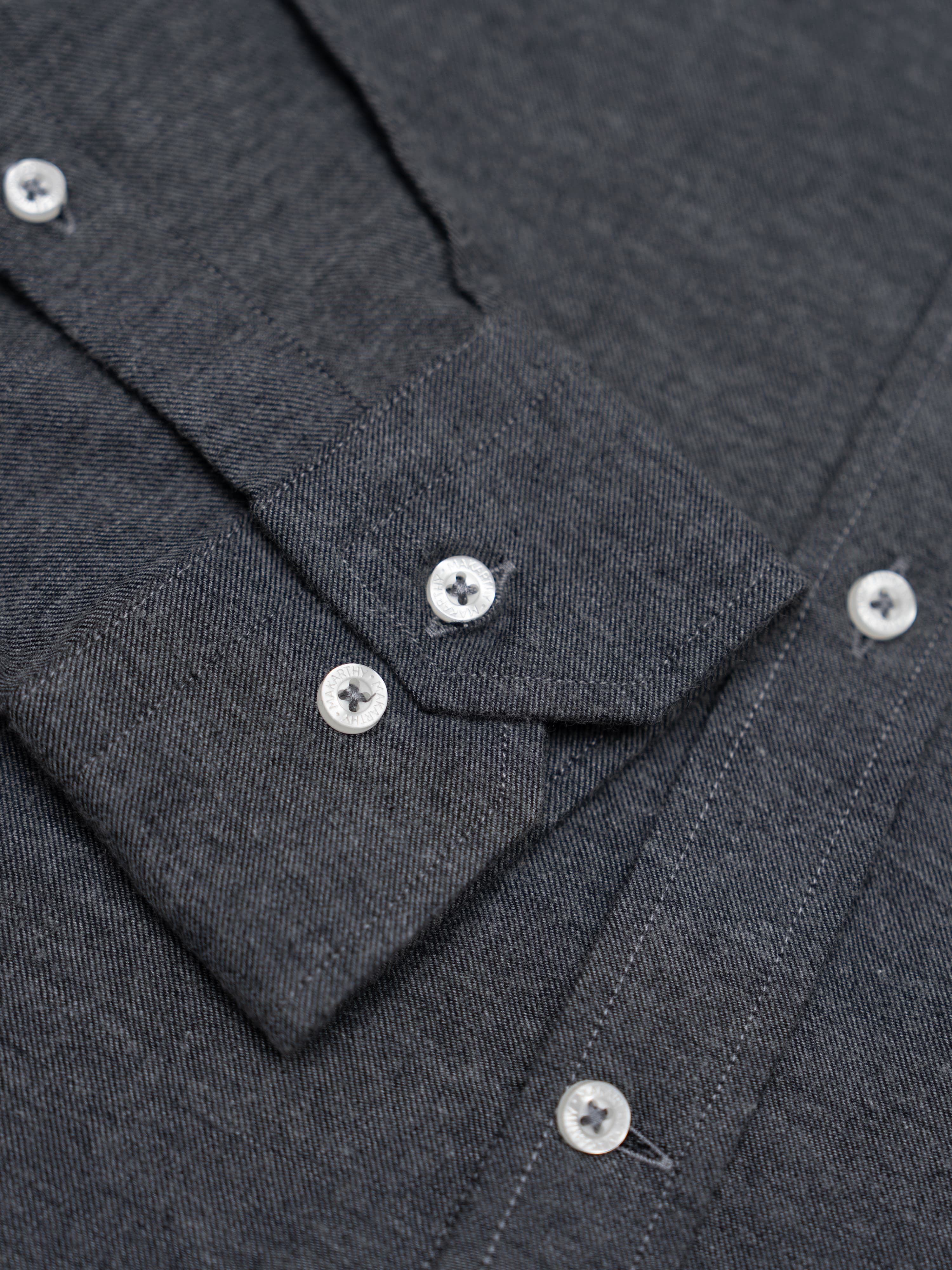 Camisa Liso Soft Oscuro Pizarra