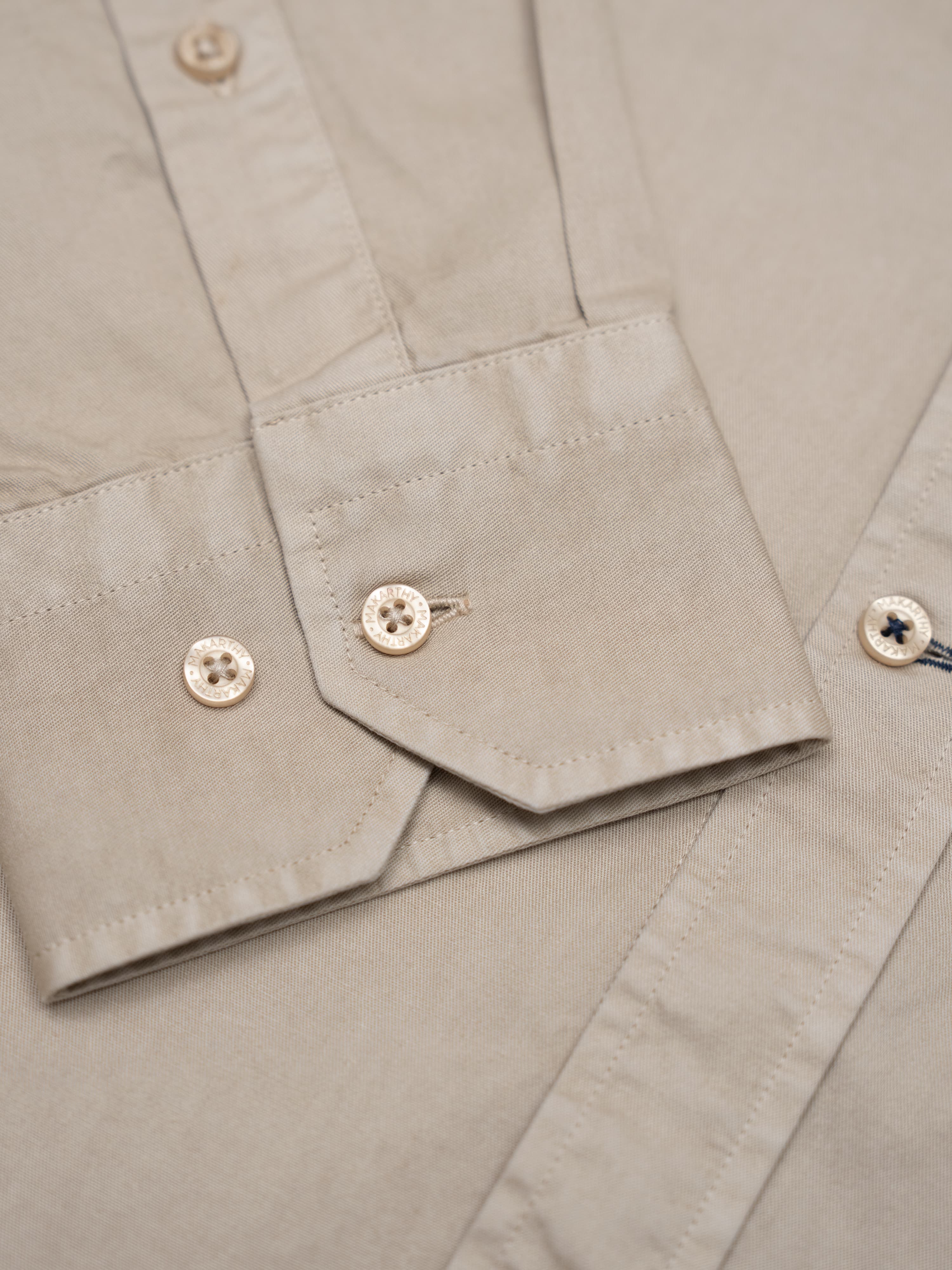 Camisa Sarga PPT Beige