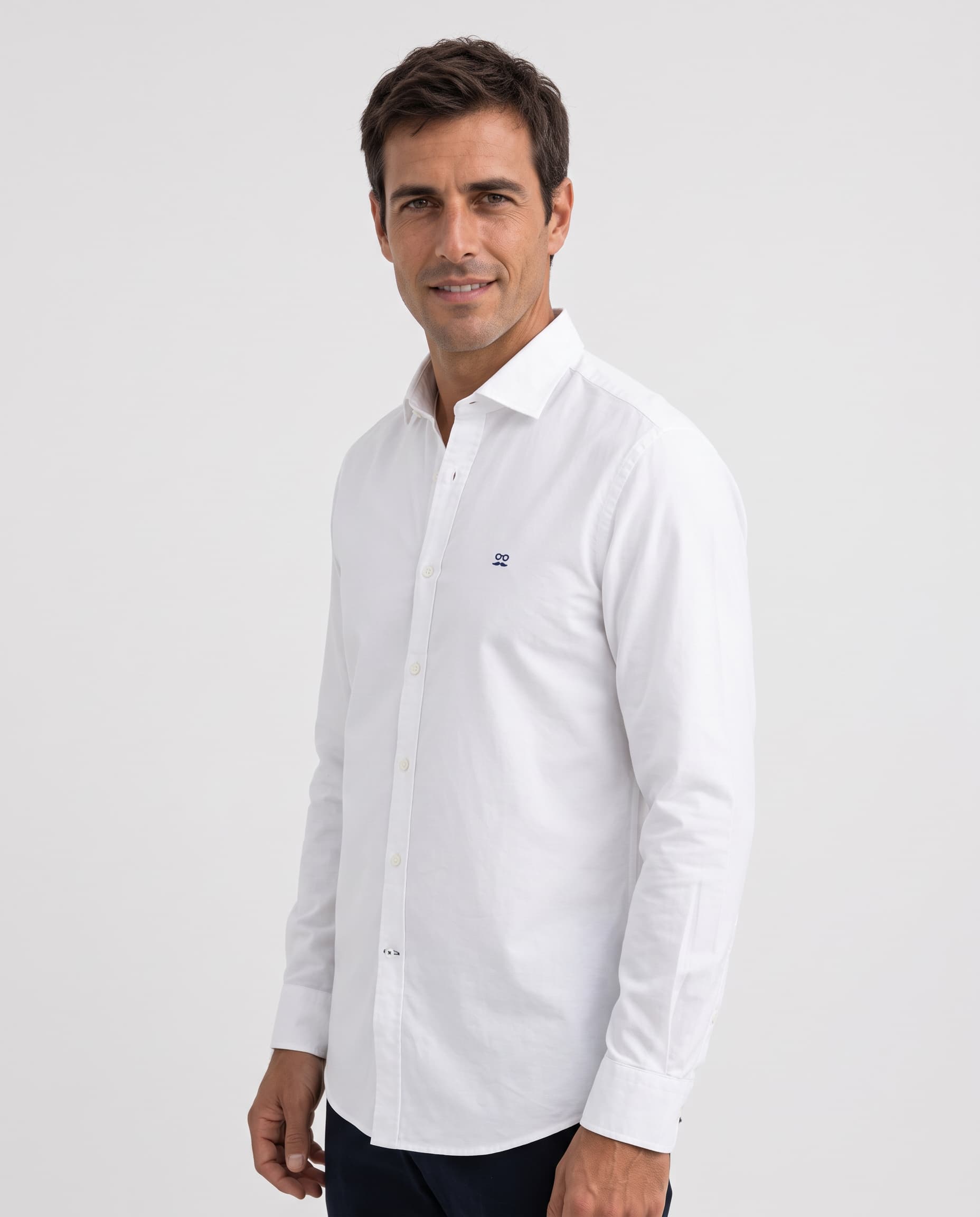 Camisa Sarga PPT Blanco