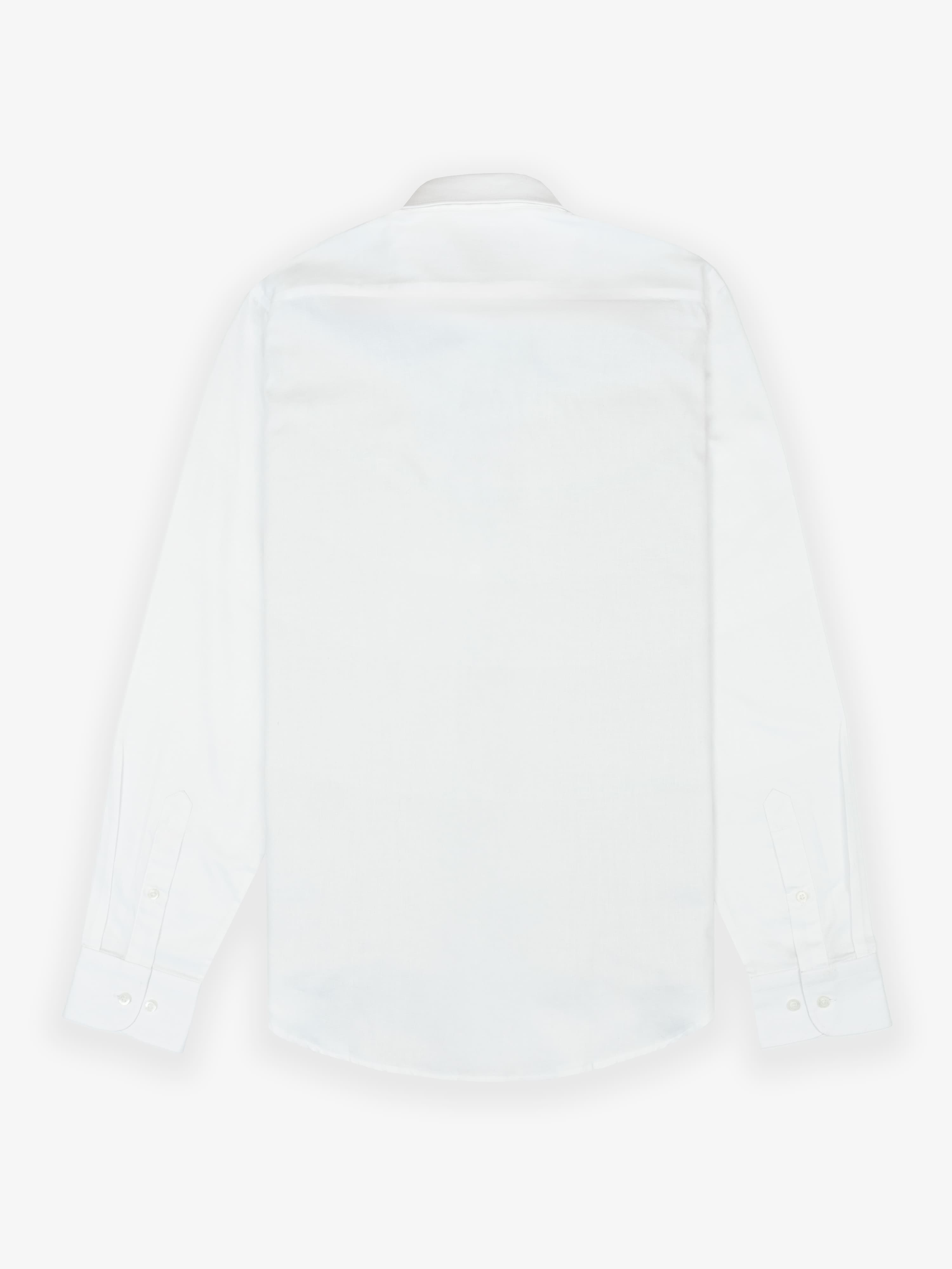 Camisa Liso Vestir Blanco