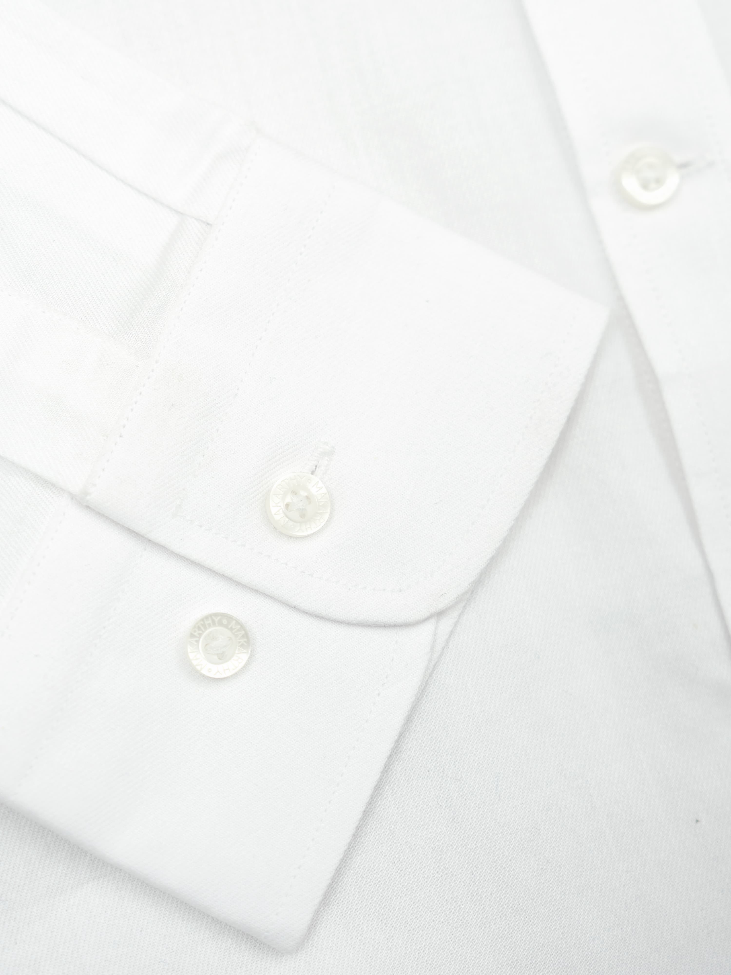 Camisa Liso Vestir Blanco