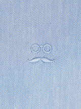 Camisa Liso Vestir Celeste