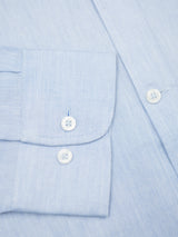 Camisa Liso Vestir Celeste