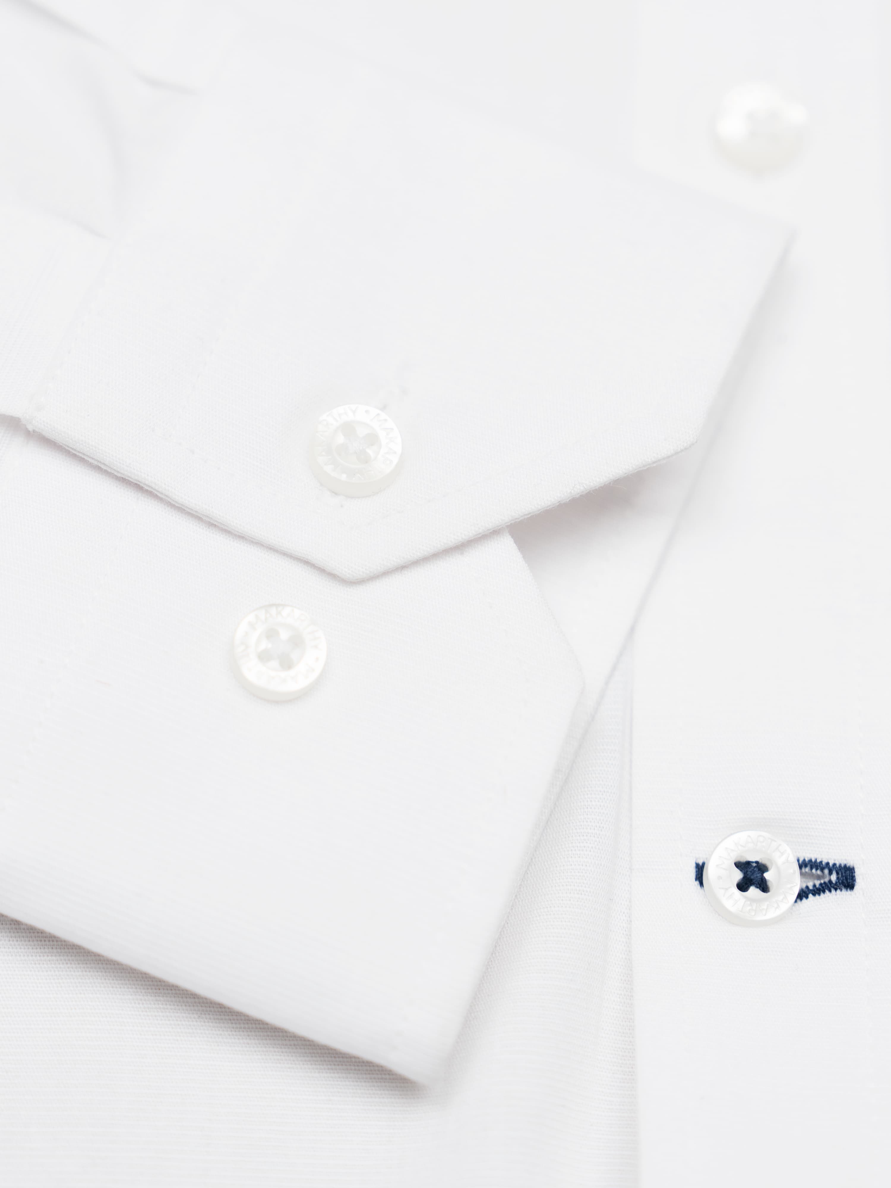 Camisa Fil a Fil Lycra Blanco