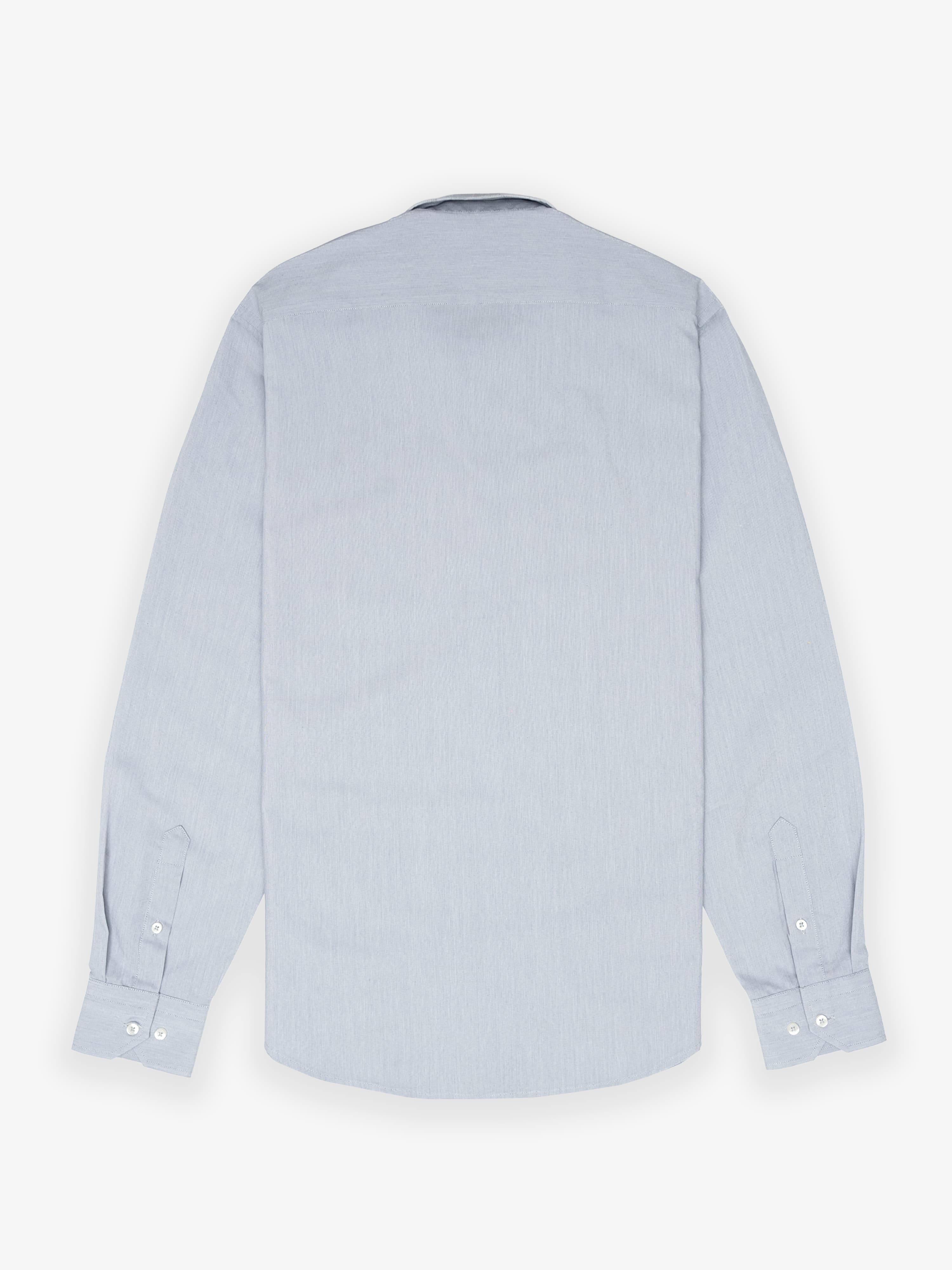 Camisa Fil a Fil Lycra Gris