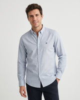 Camisa Fil a Fil Lycra Gris