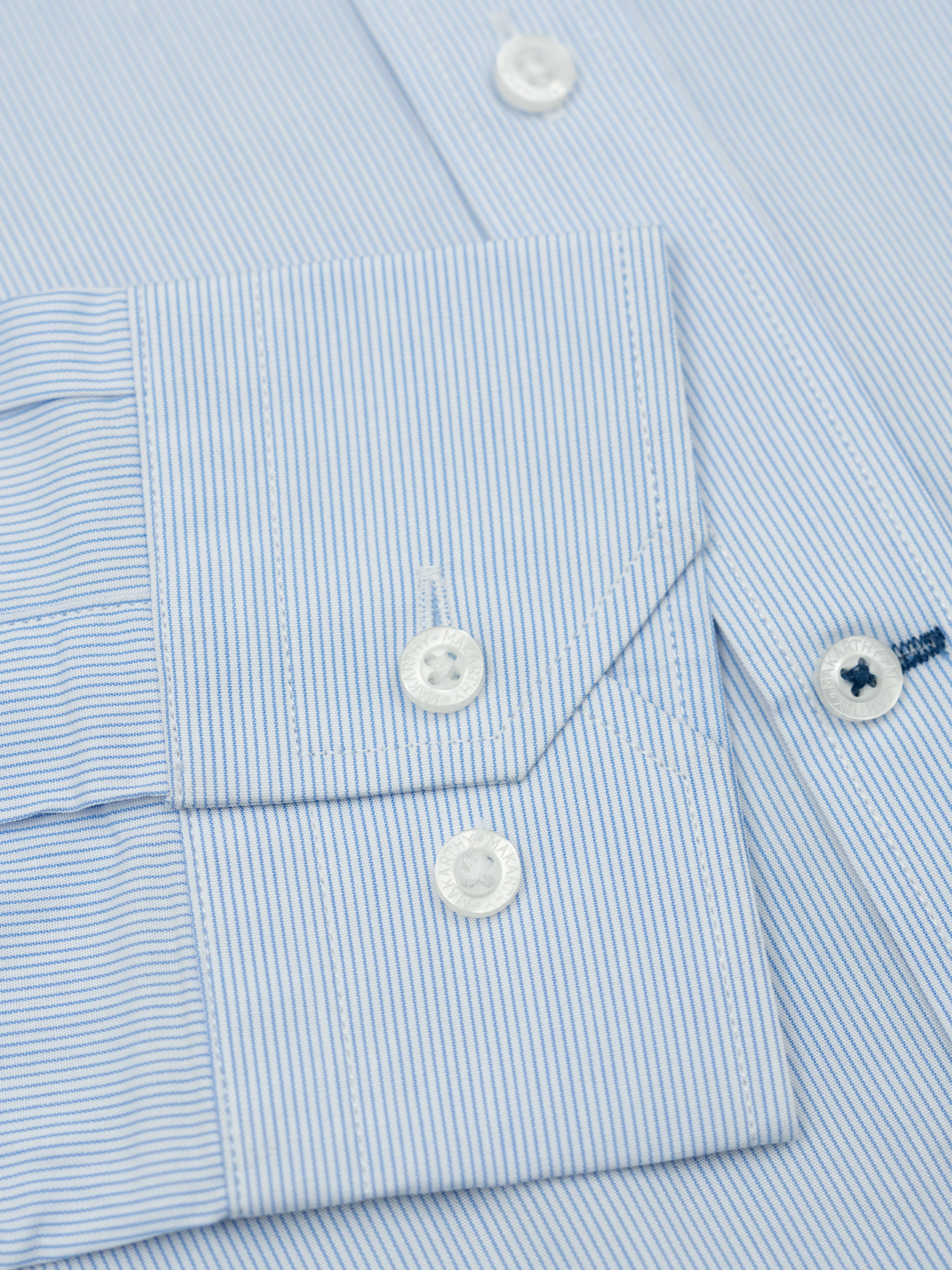 Camisa Rayas Hygge Celeste
