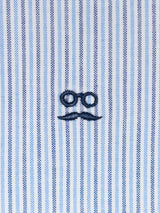 Camisa Rayas Fall Marino