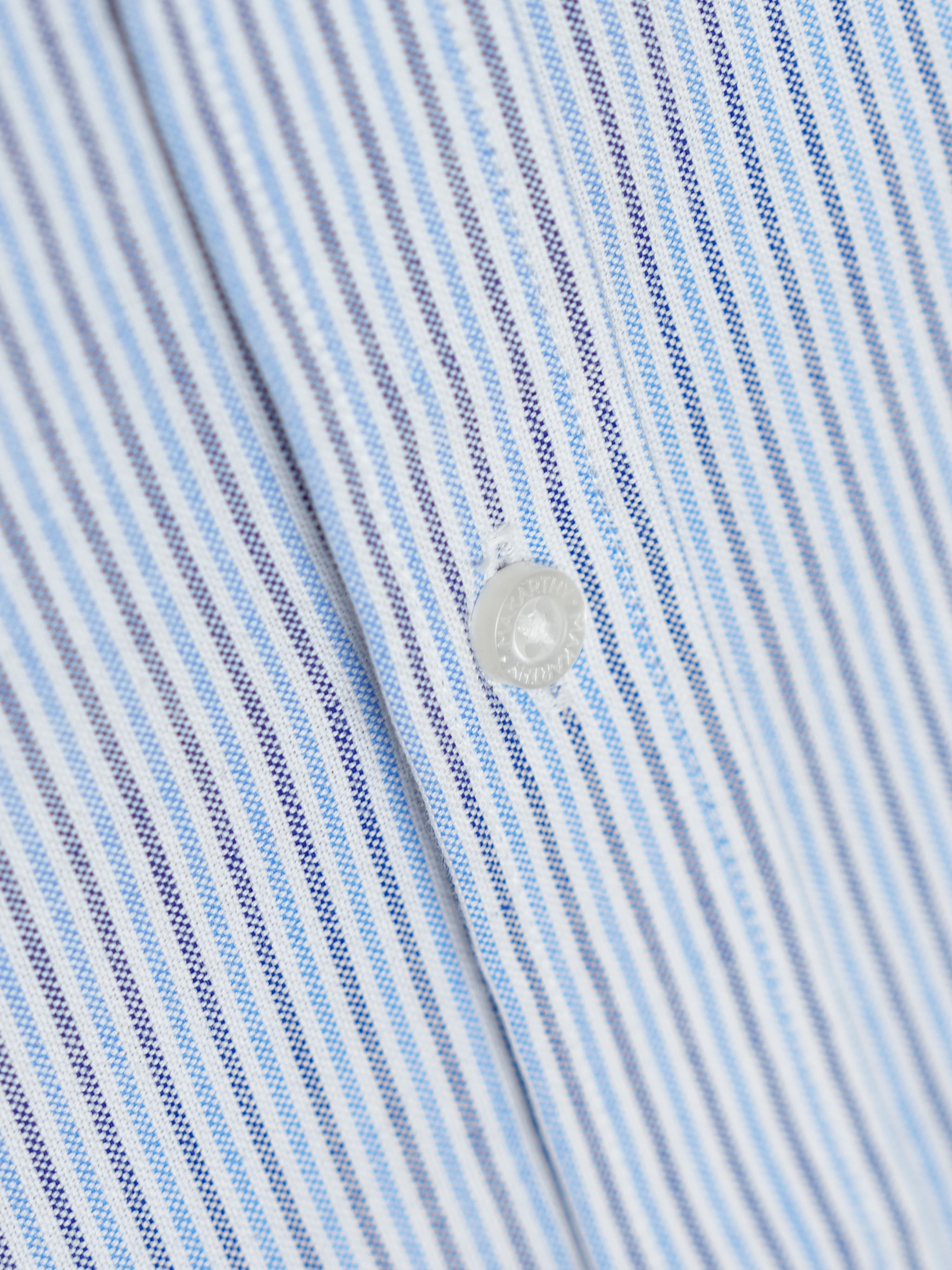 Camisa Rayas Fall Marino