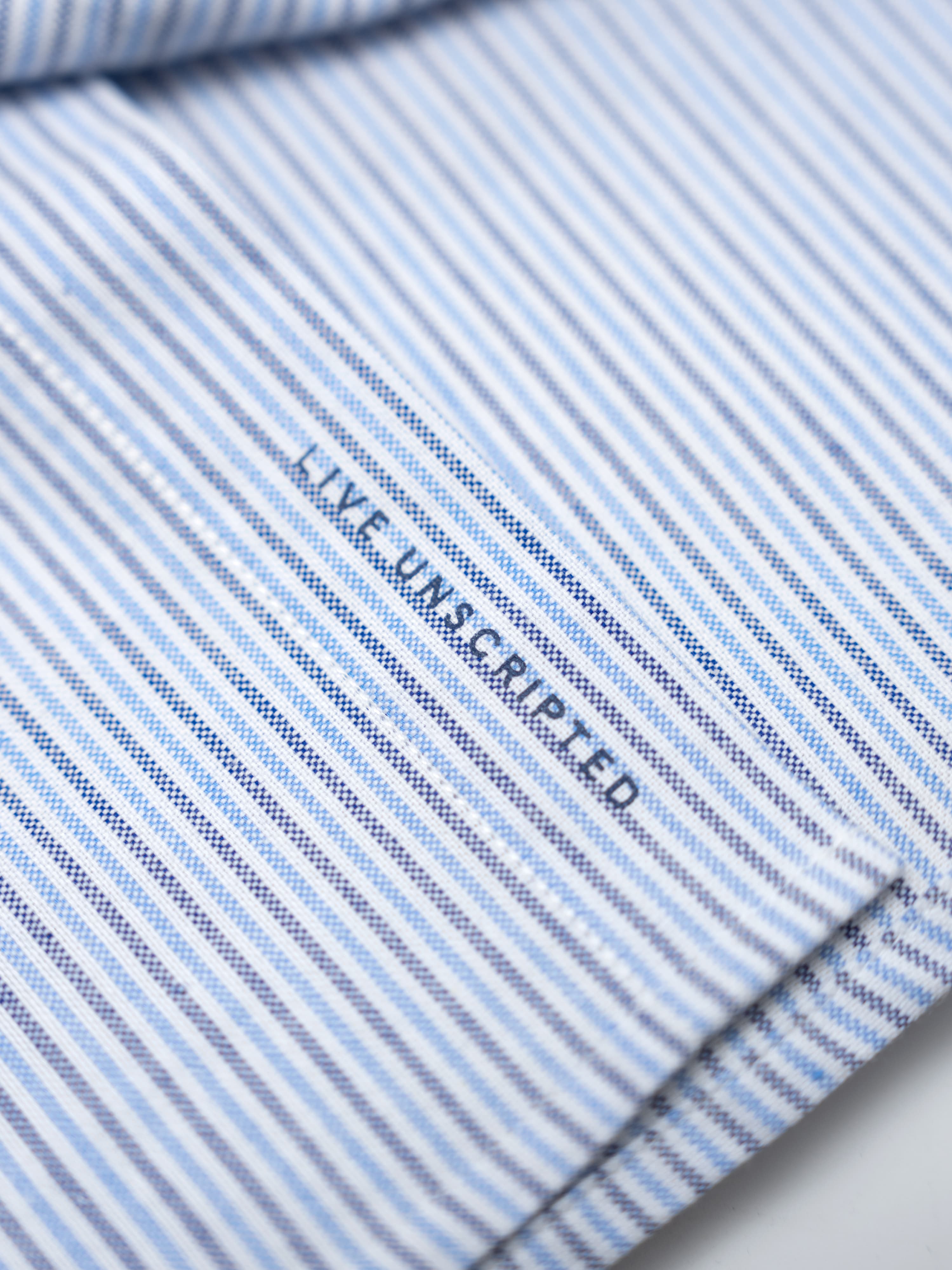 Camisa Rayas Fall Marino