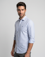 Camisa Rayas Fall Marino