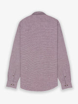 Camisa Cuadros Tweed Rojizo