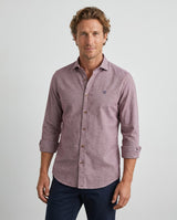 Camisa Cuadros Tweed Rojizo