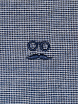 Camisa Cuadros Tweed Marino