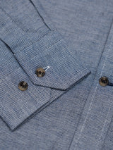 Camisa Cuadros Tweed Marino