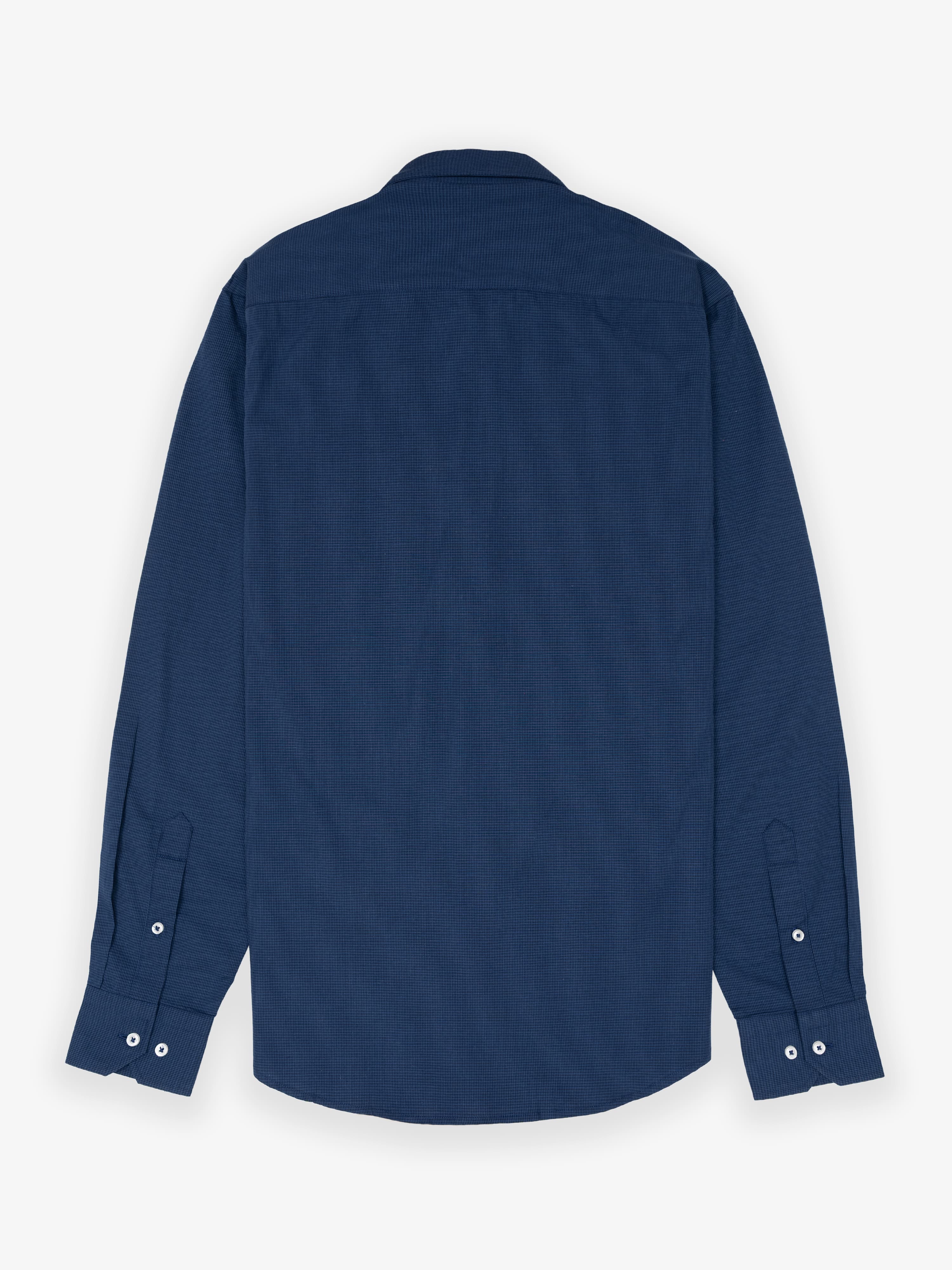 Camisa Mini Tweed Marino