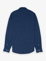 Camisa Mini Tweed Marino