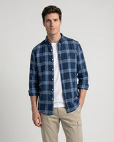Camisa Tartán Marino