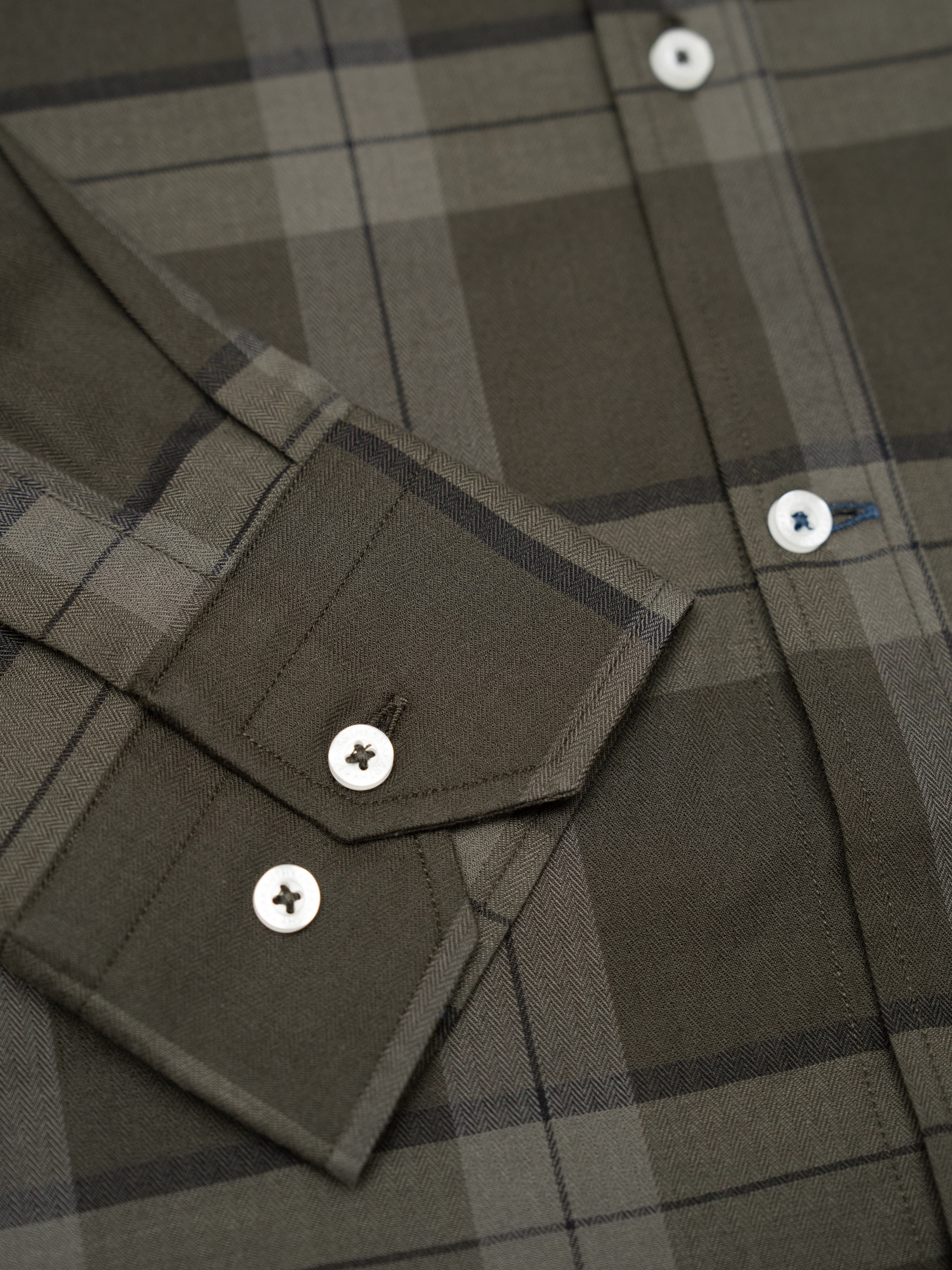 Camisa Tartán Light Green