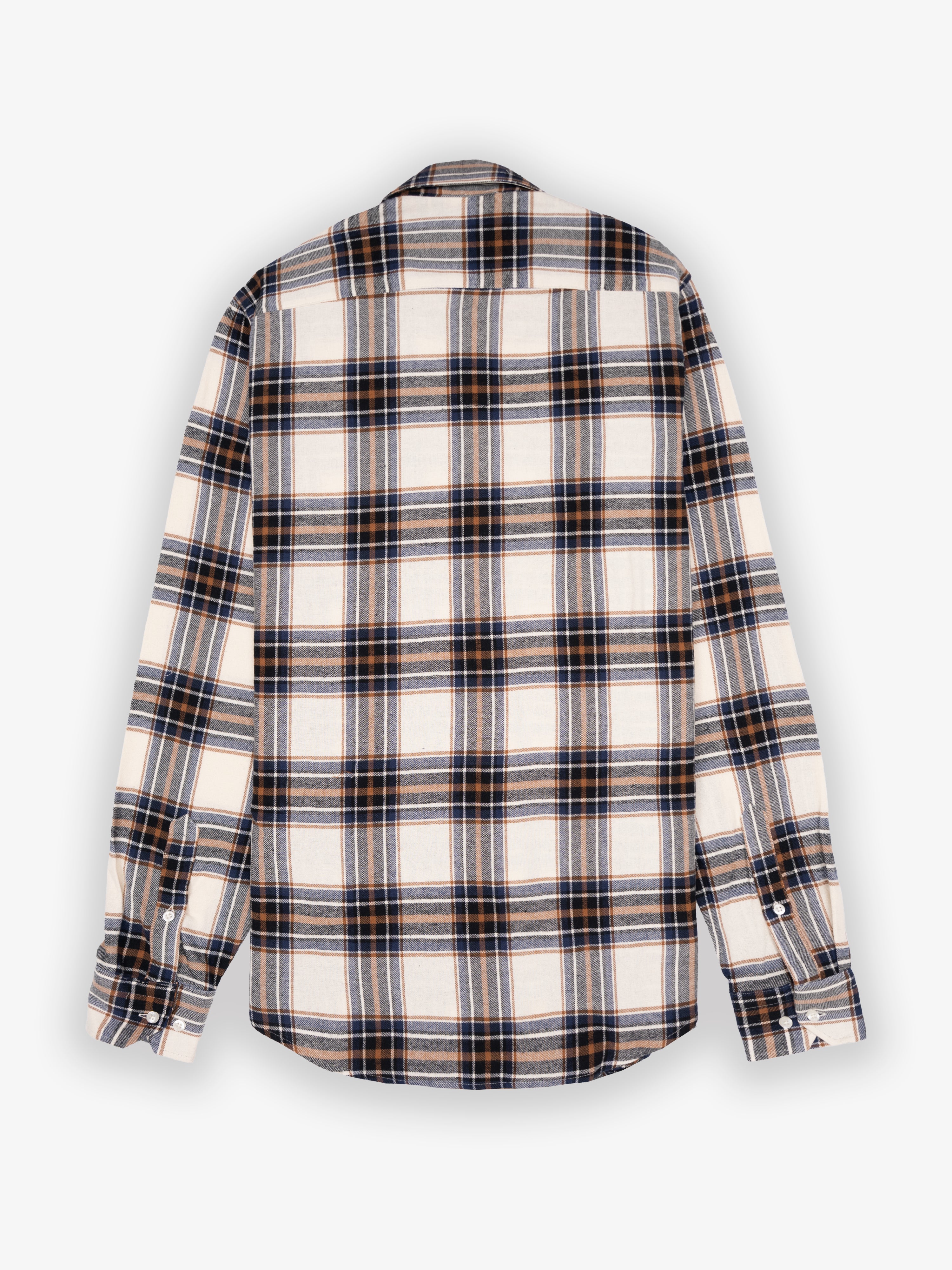 Camisa Tartán Medio Avellana